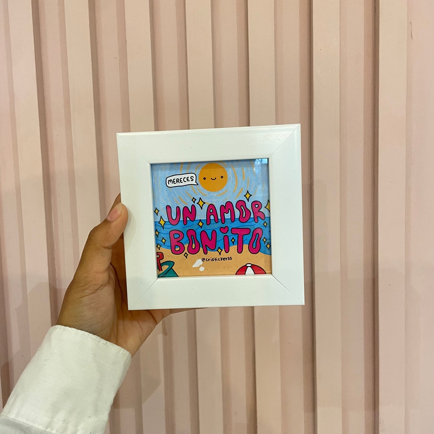 CRISTICKERS MINI PRINTS ENMARCADOS
