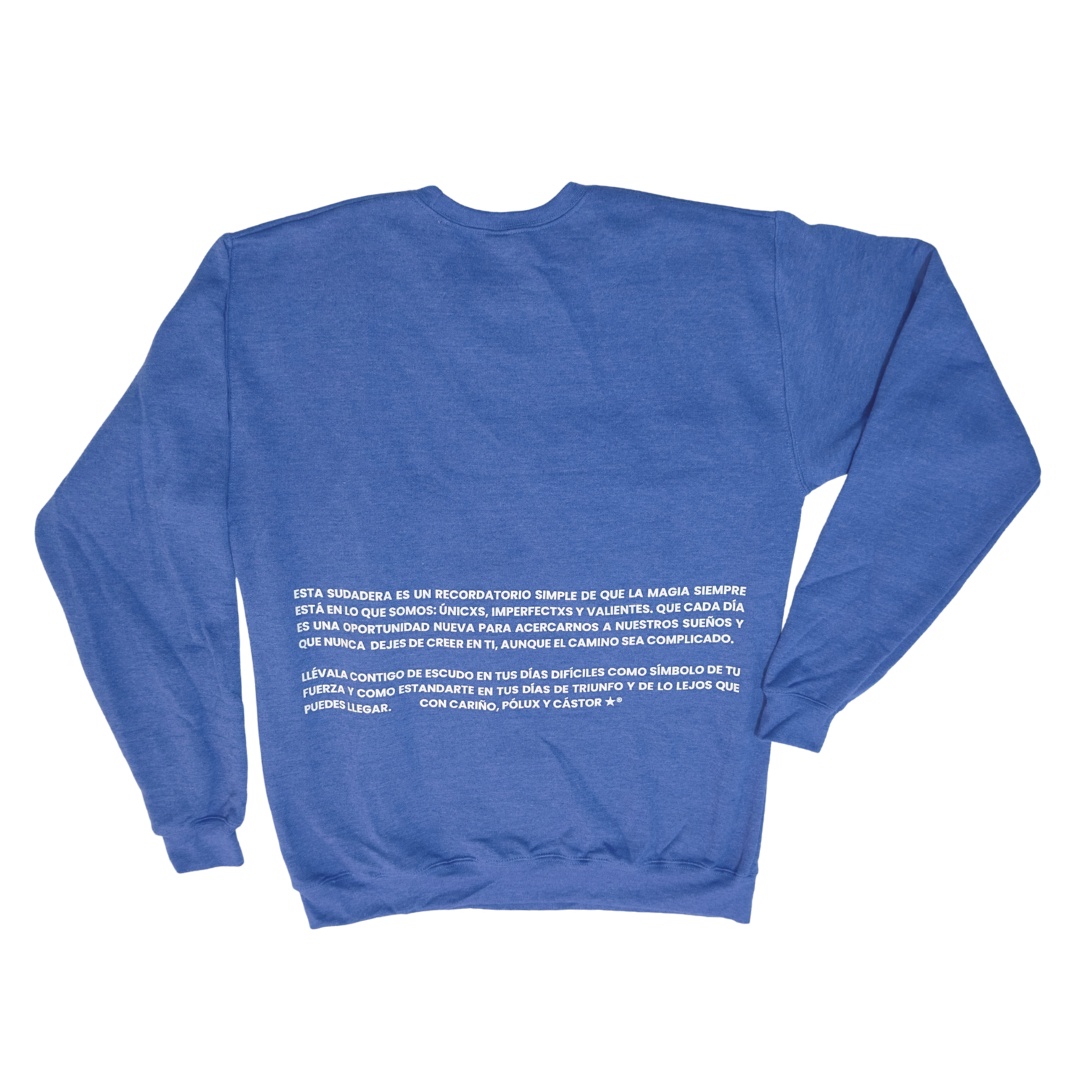SUDADERA THE STARS AZUL