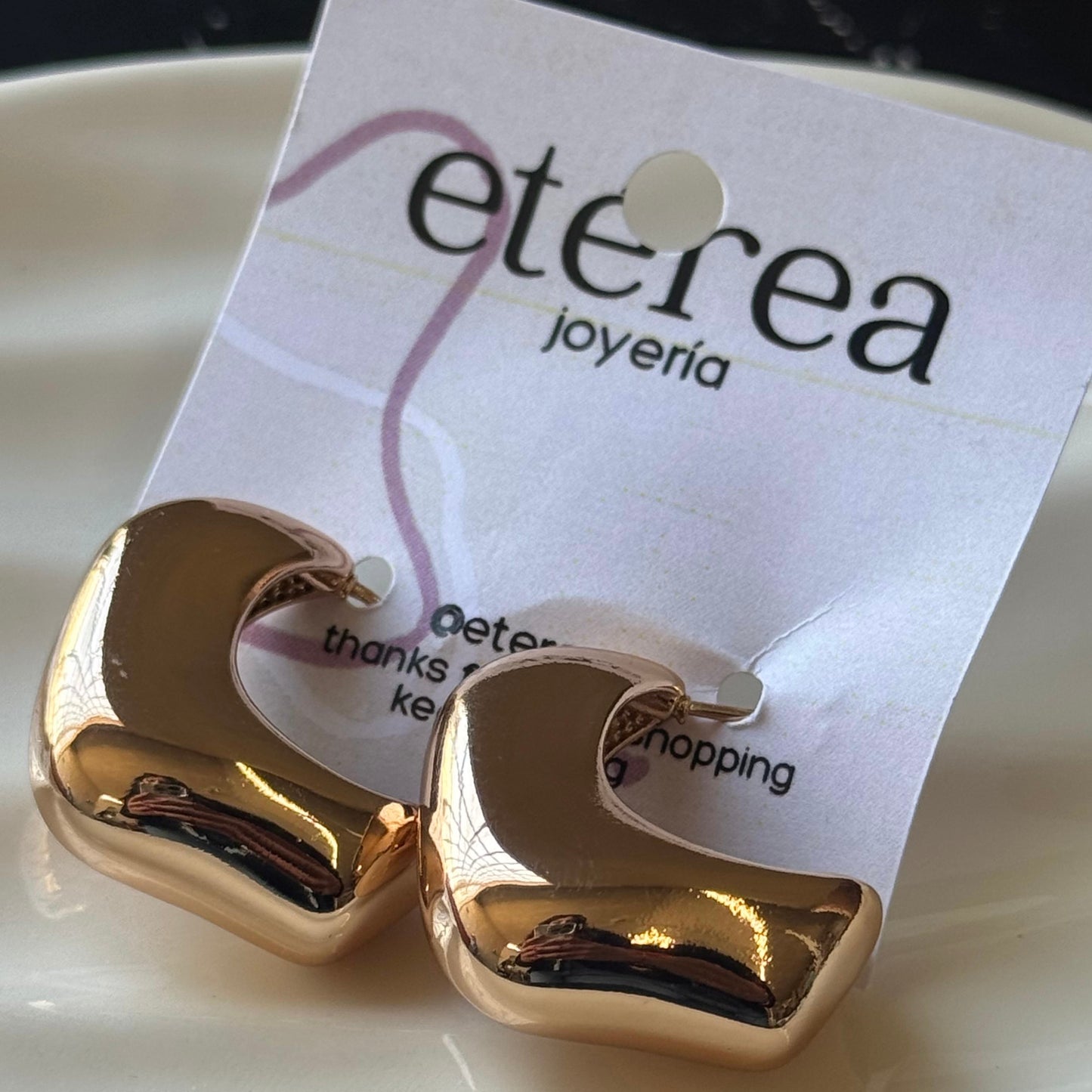 ARRACADA CHUNKY FIGURA ORO