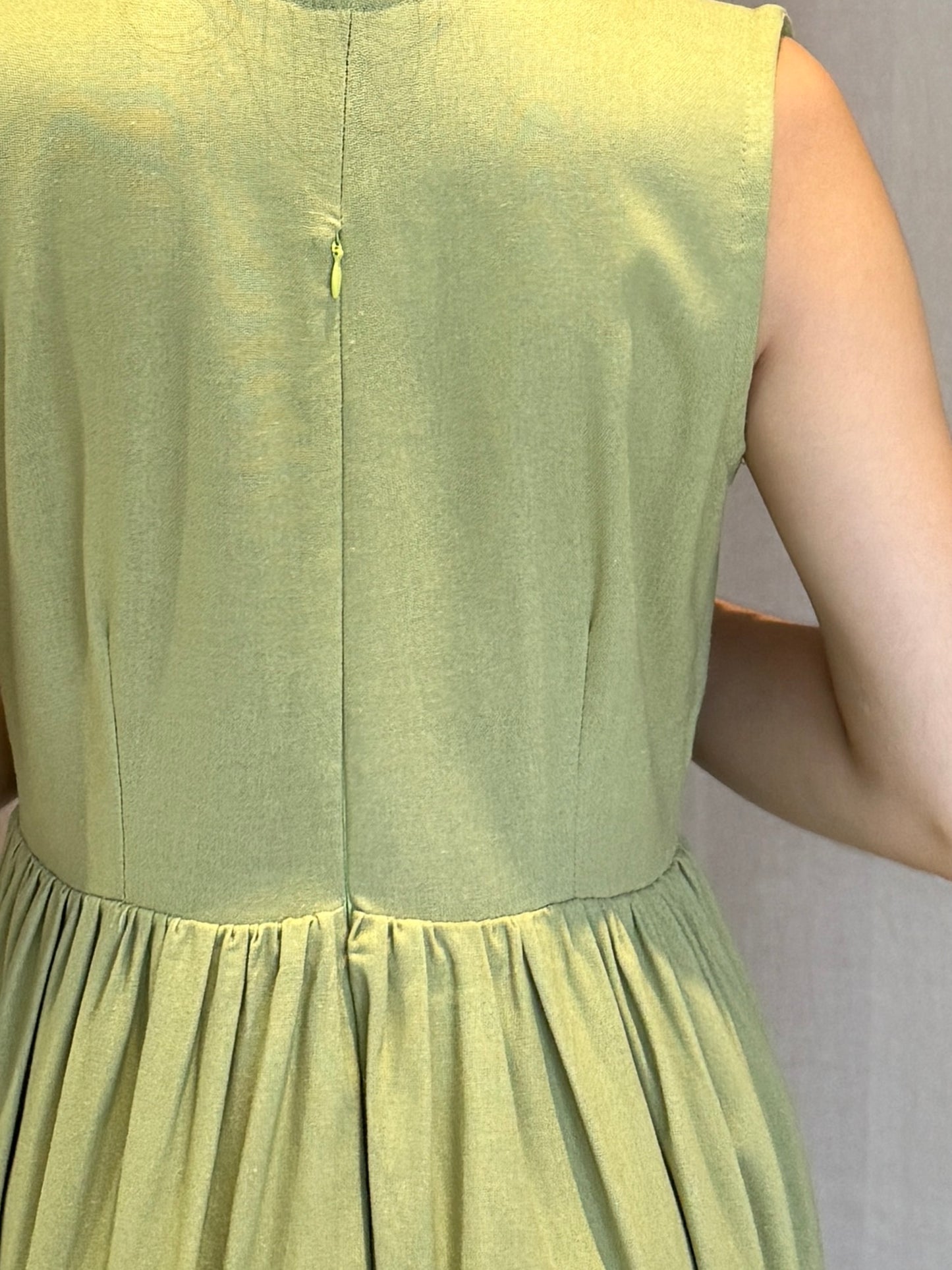 VESTIDO OFELIA PISTACHE