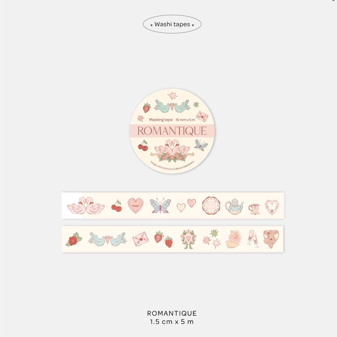 WASHI TAPE ROMANTIQUE