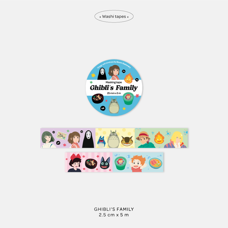 WASHI TAPE GHIBLI’S FAMILY