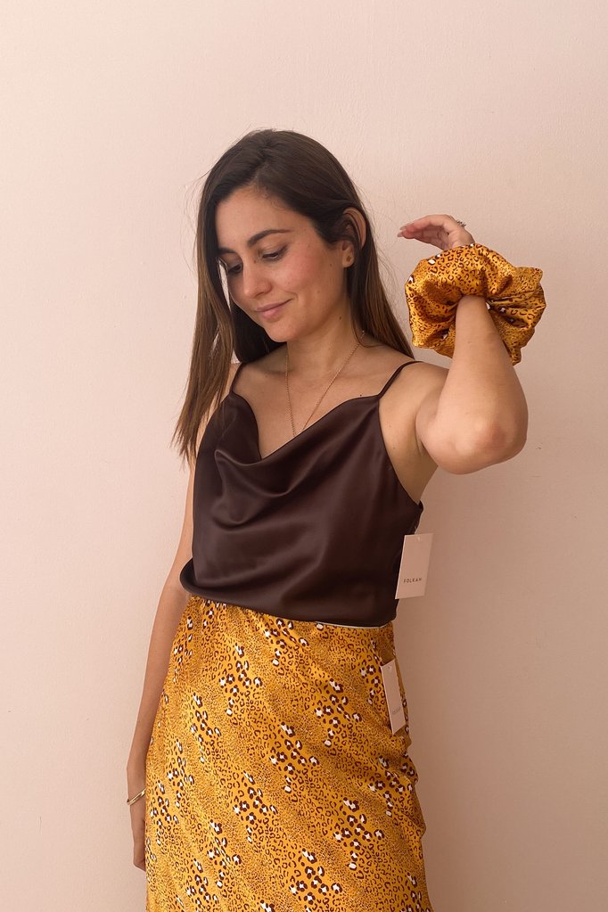 CHOCOLATE LINGERIE TOP