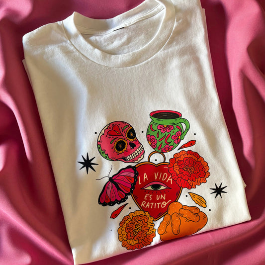 PLAYERA LA VIDA ES UN RATITO