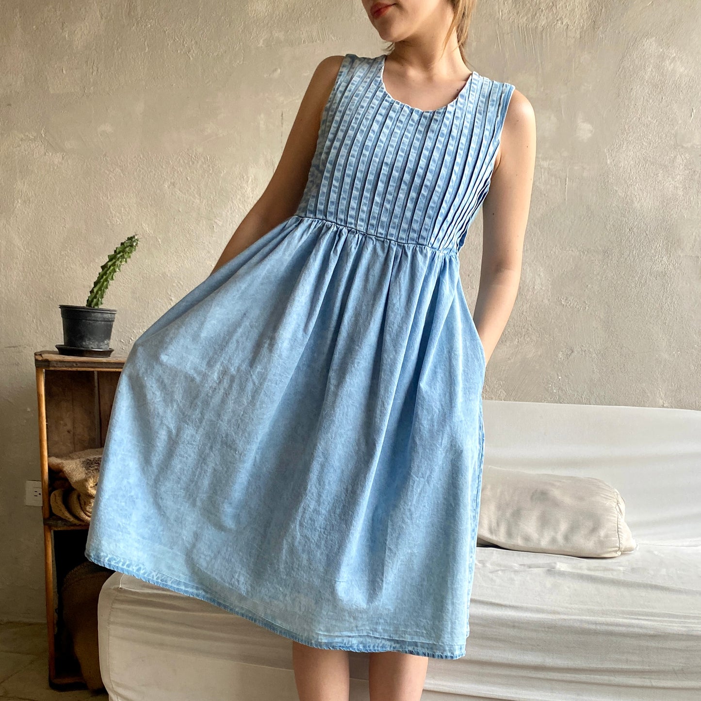 VESTIDO 90'S LIGHT DENIM