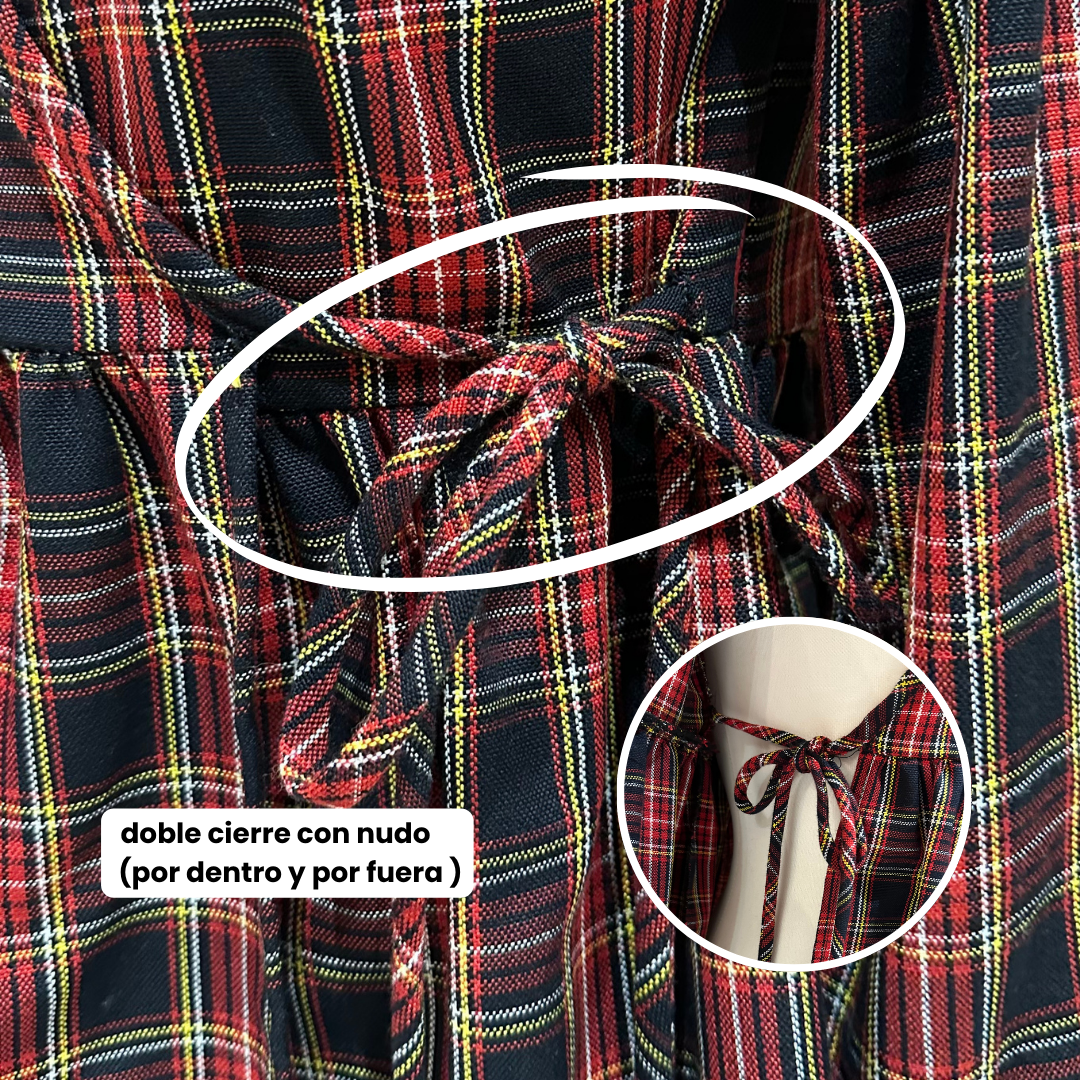 VESTIDO TARTÁN DRESS