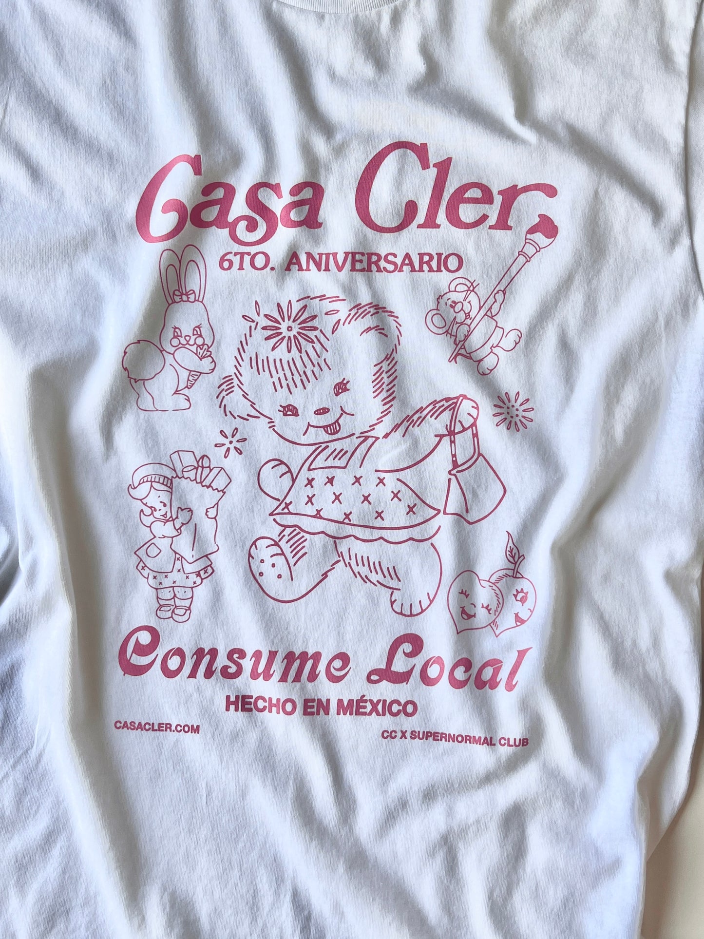 CASA CLER 6TO ANIVERSARIO TSHIRT 🎂✨