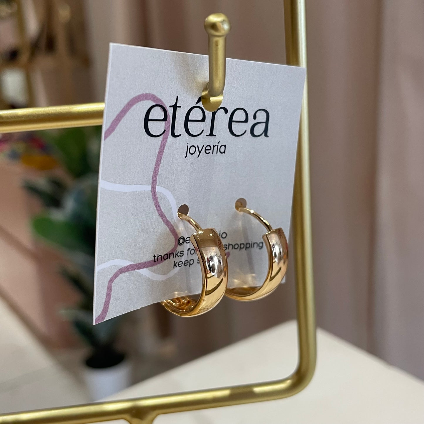 ARRACADAS GRANDE ORO LAM