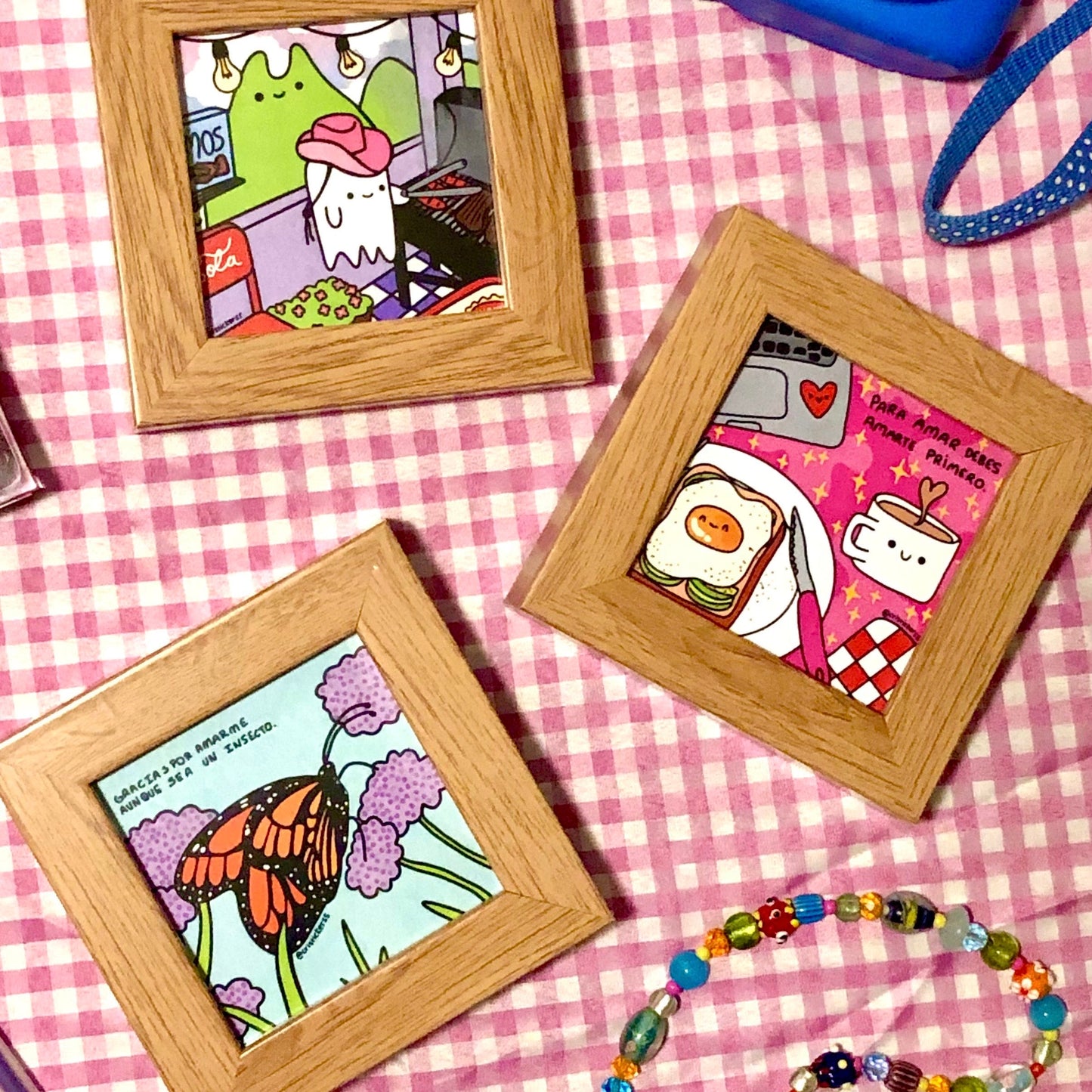 CRISTICKERS MINI PRINTS ENMARCADOS