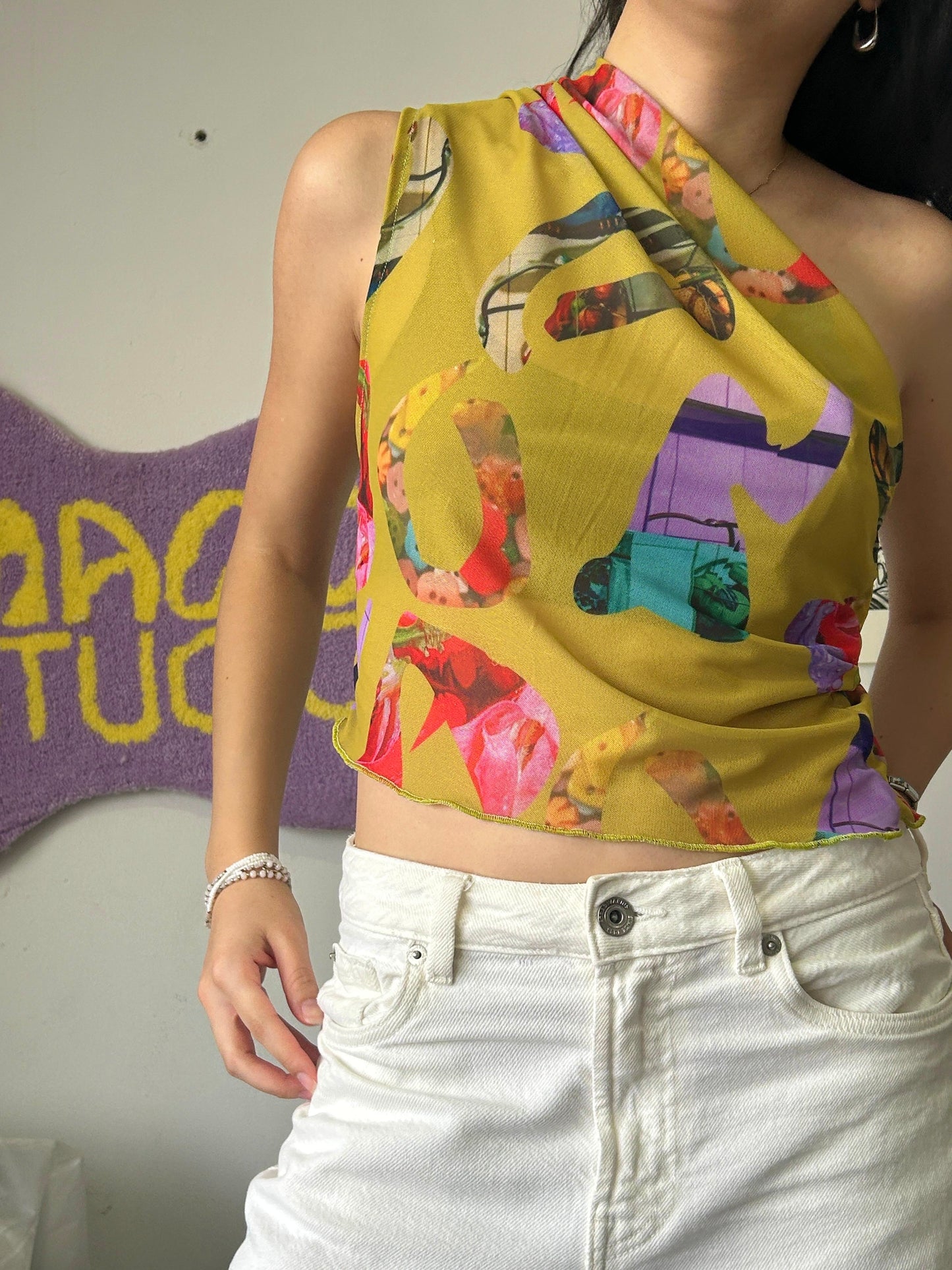 TOP MESH MEMOIR VERDE