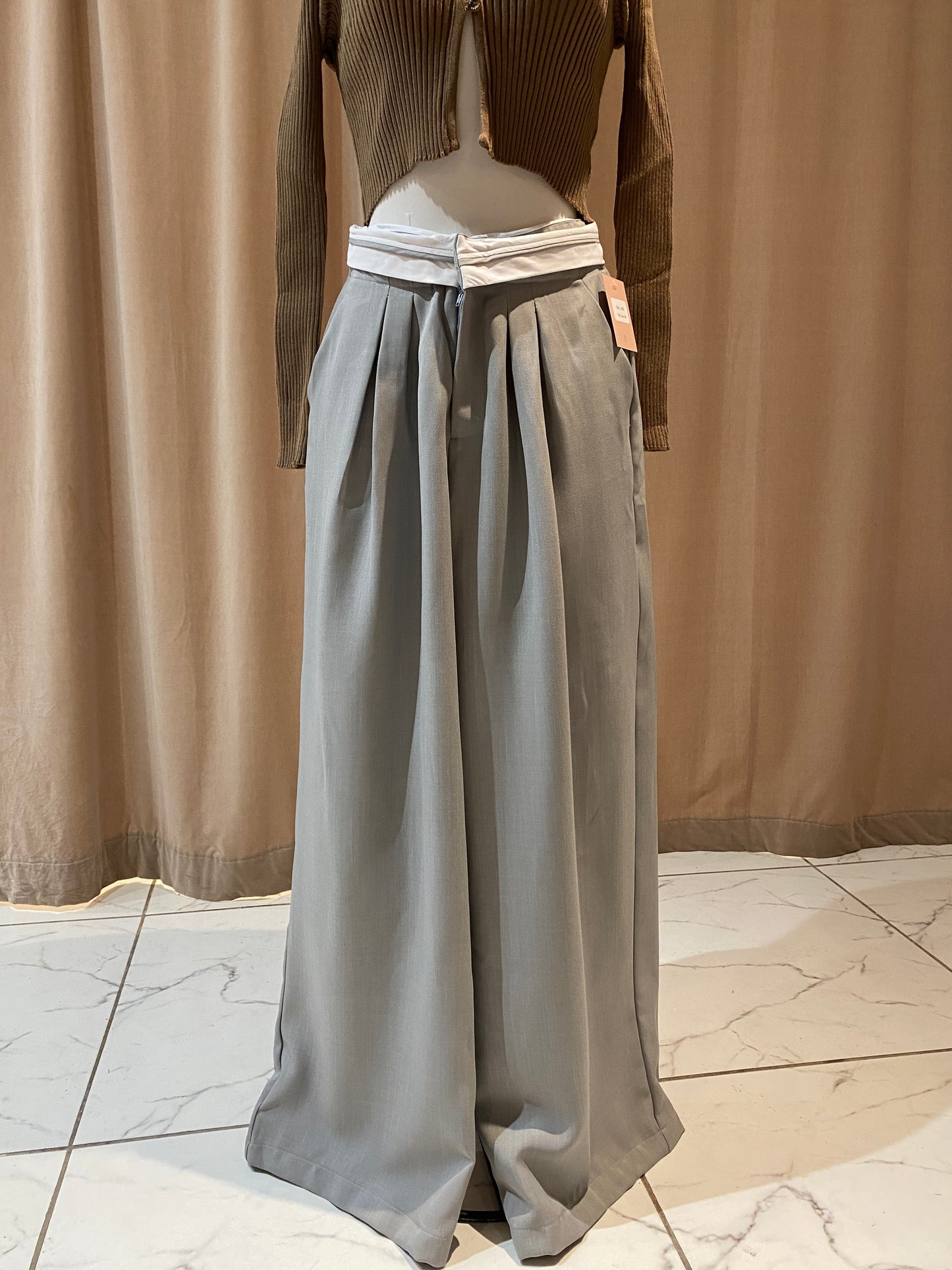 PANTALÓN PRETINA GRIS