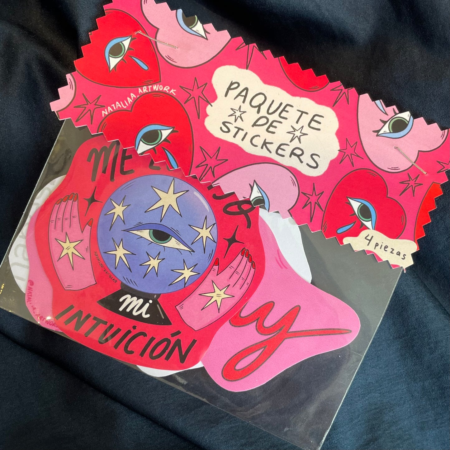 PAQUETE 4 STICKERS - BRUJINES