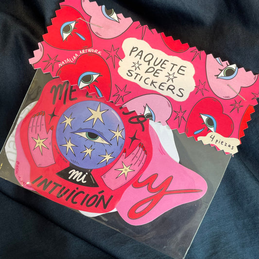 PAQUETE 4 STICKERS - BRUJINES