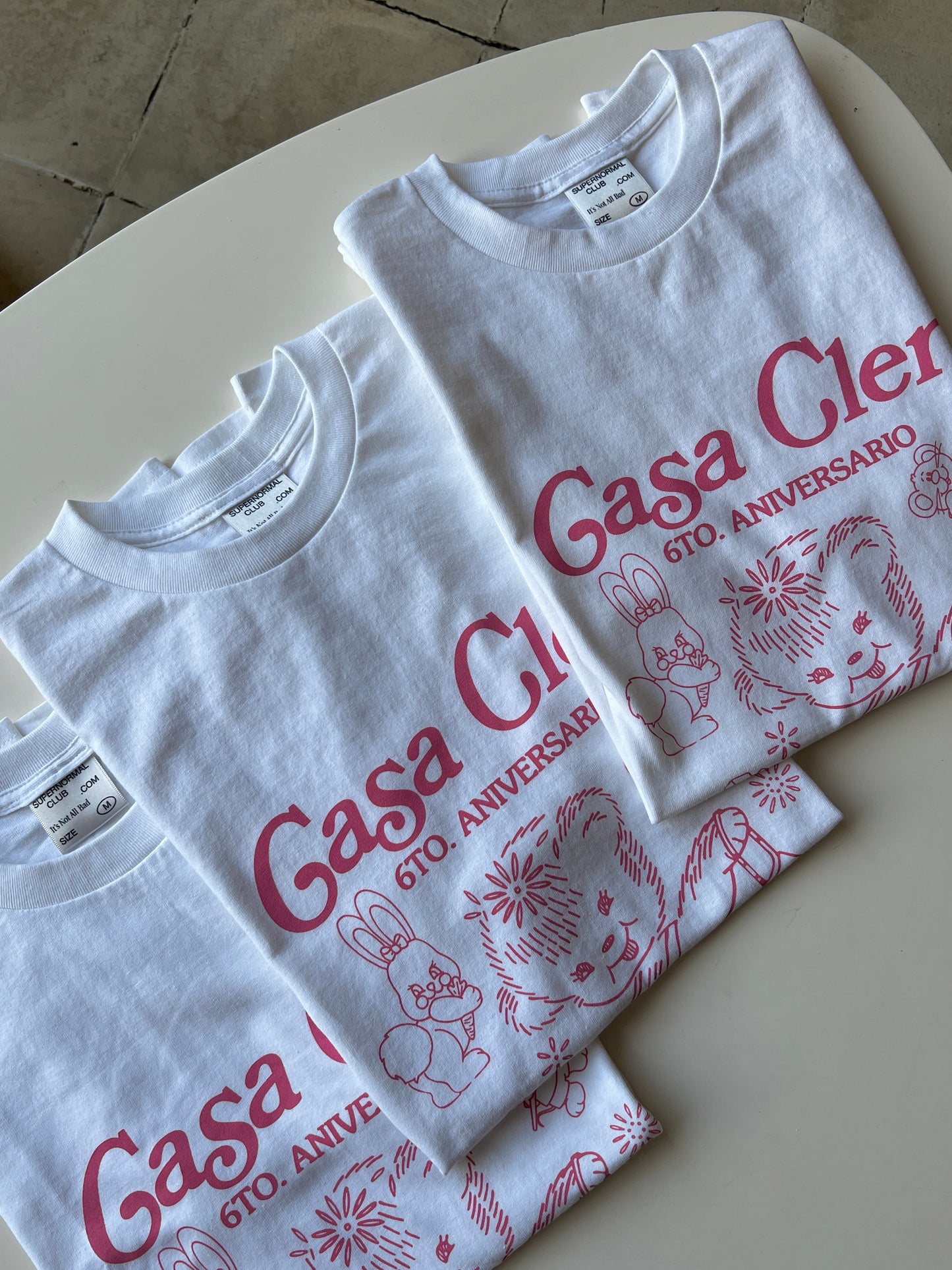 CASA CLER 6TO ANIVERSARIO TSHIRT 🎂✨