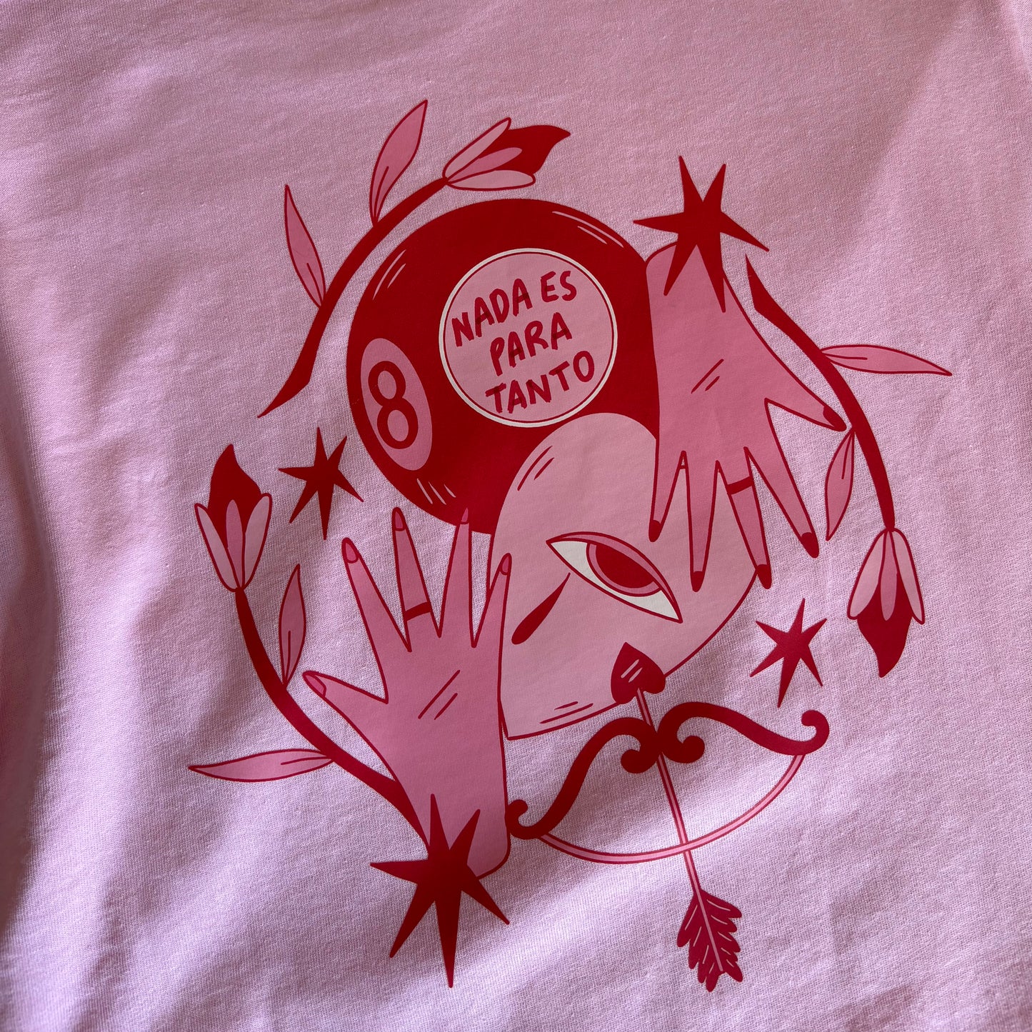 PLAYERA NADA ES PARA TANTO ROSA