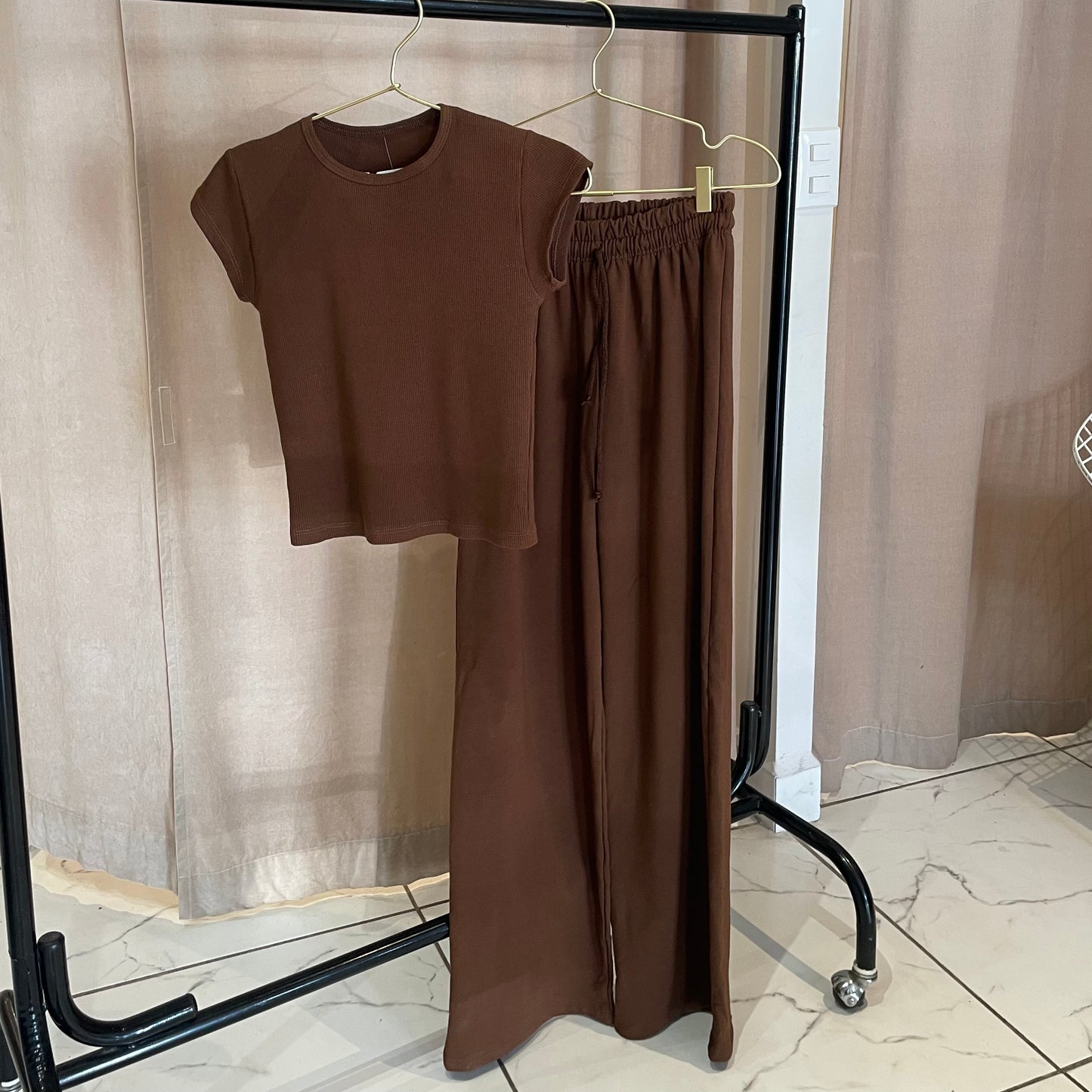 SET CALI PANTALON WIDE + TEE