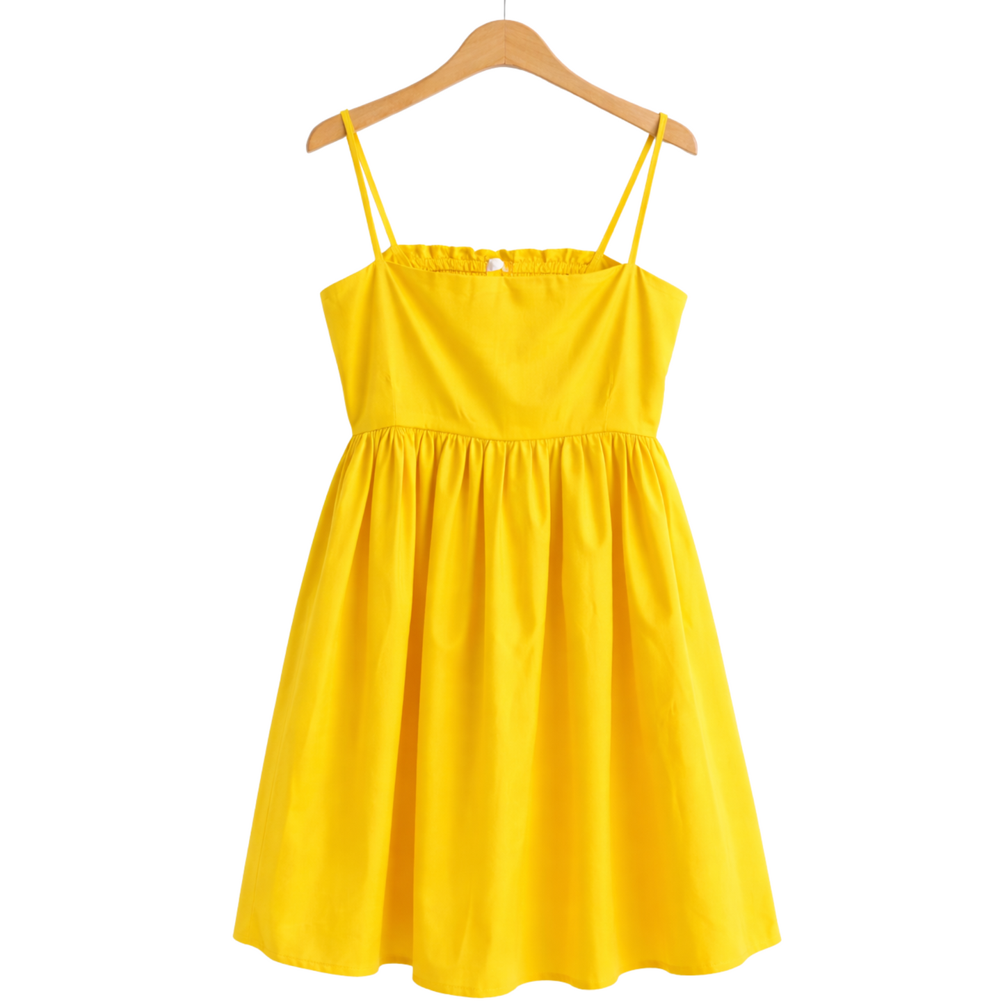 VESTIDO TULIPAN AMARILLO