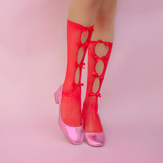 CALCETINES CUPIDO ROJO