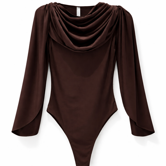 BODY DRAPEADO ESPRESSO