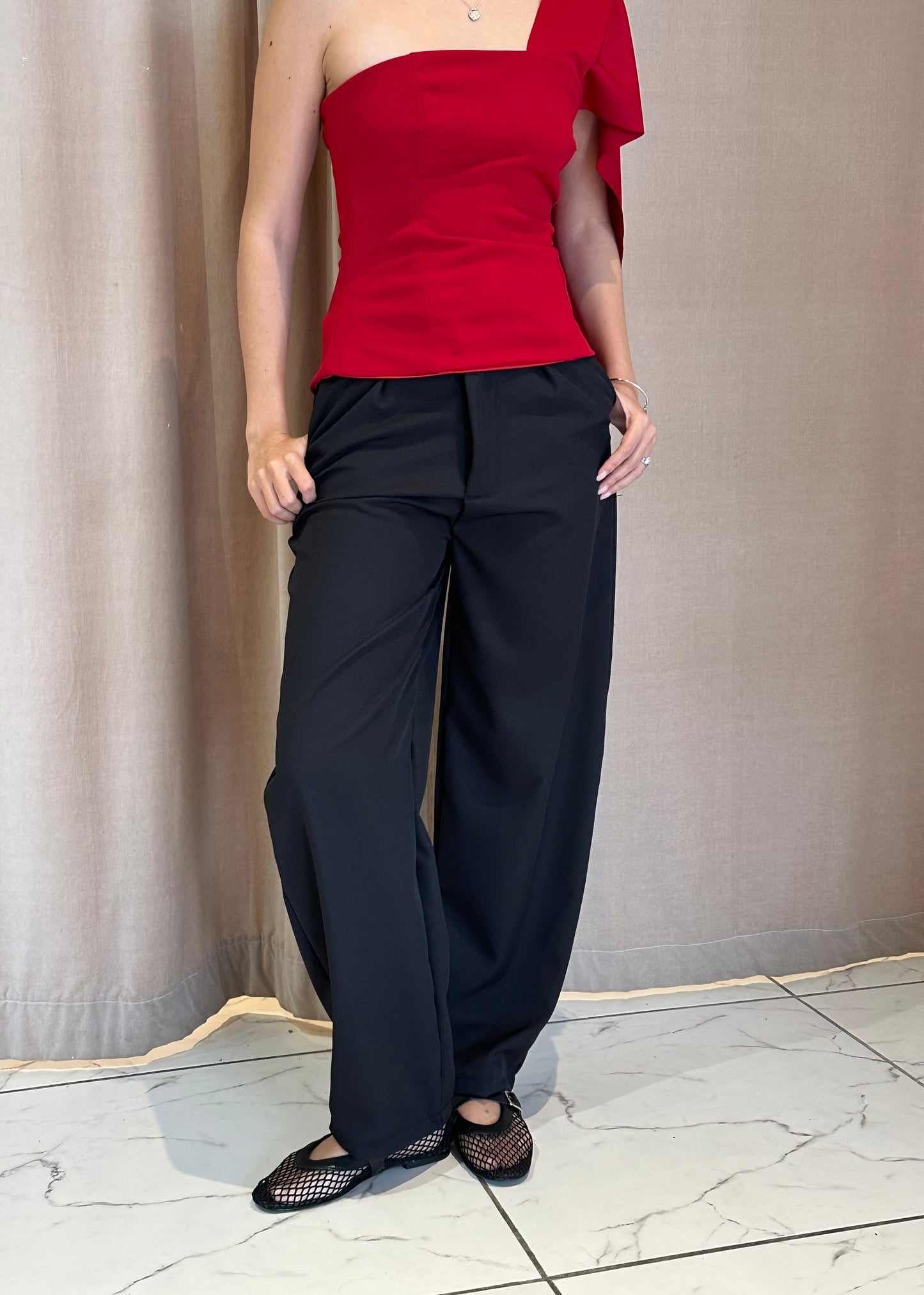 PANTALÓN LOOSE BARREL NEGRO