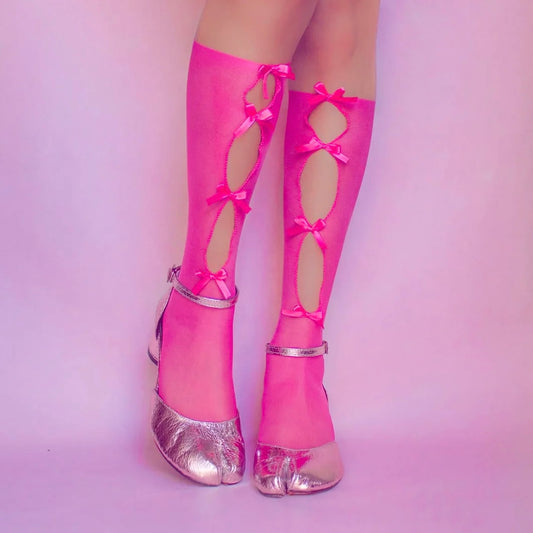 CALCETINES CUPIDO ROSA