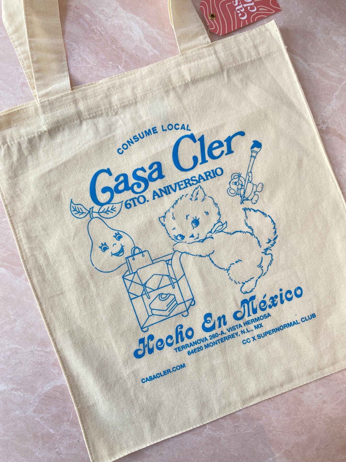 TOTE BAG 6to Aniversario CASA CLER