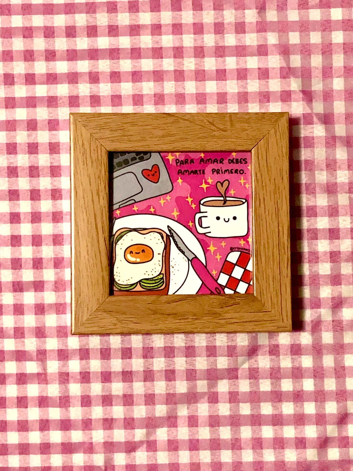 CRISTICKERS MINI PRINTS ENMARCADOS