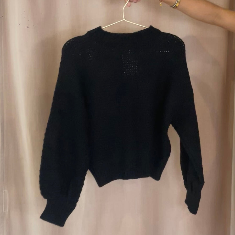 SUETER BORDADO NEGRO