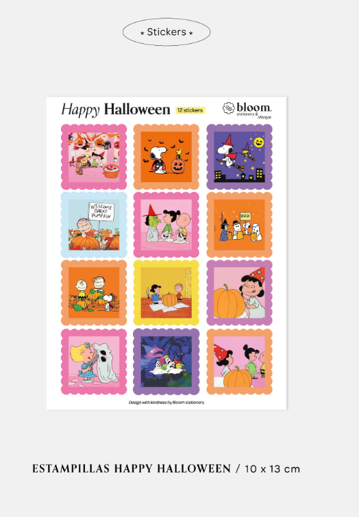 ESTAMPILLAS HAPPY HALLOWEEN