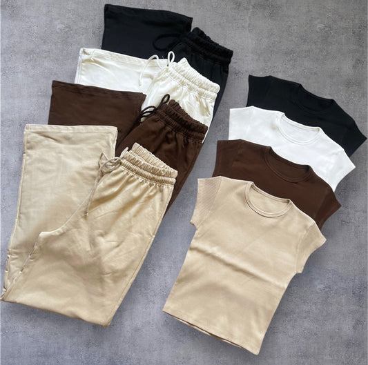 SET CALI PANTALON WIDE + TEE