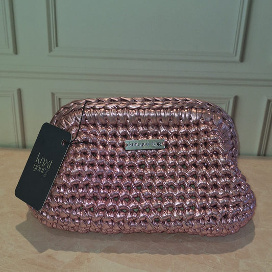 CLUTCH METÁLICO ROSA
