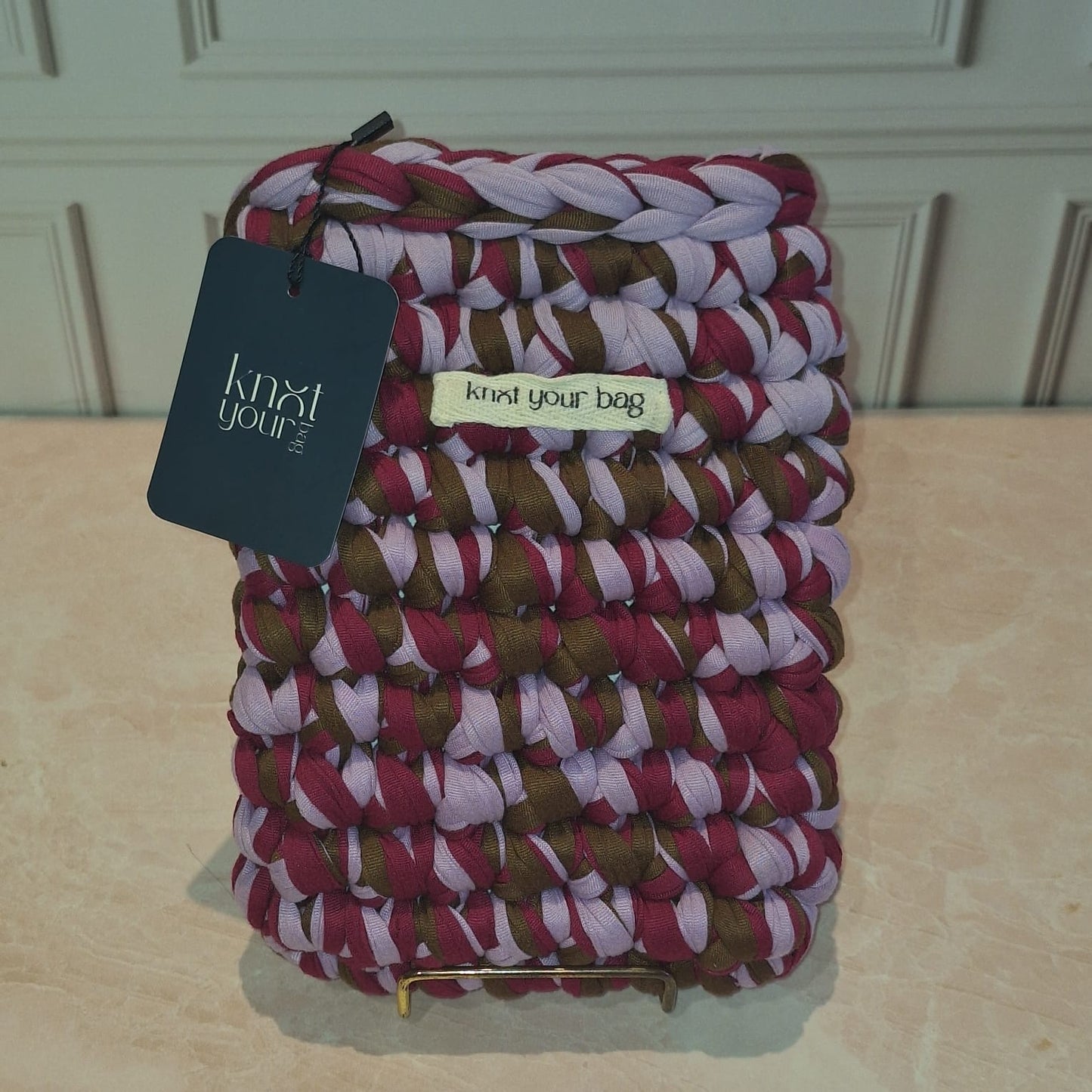 KINDLE SLEEVE LILA/CAFÉ