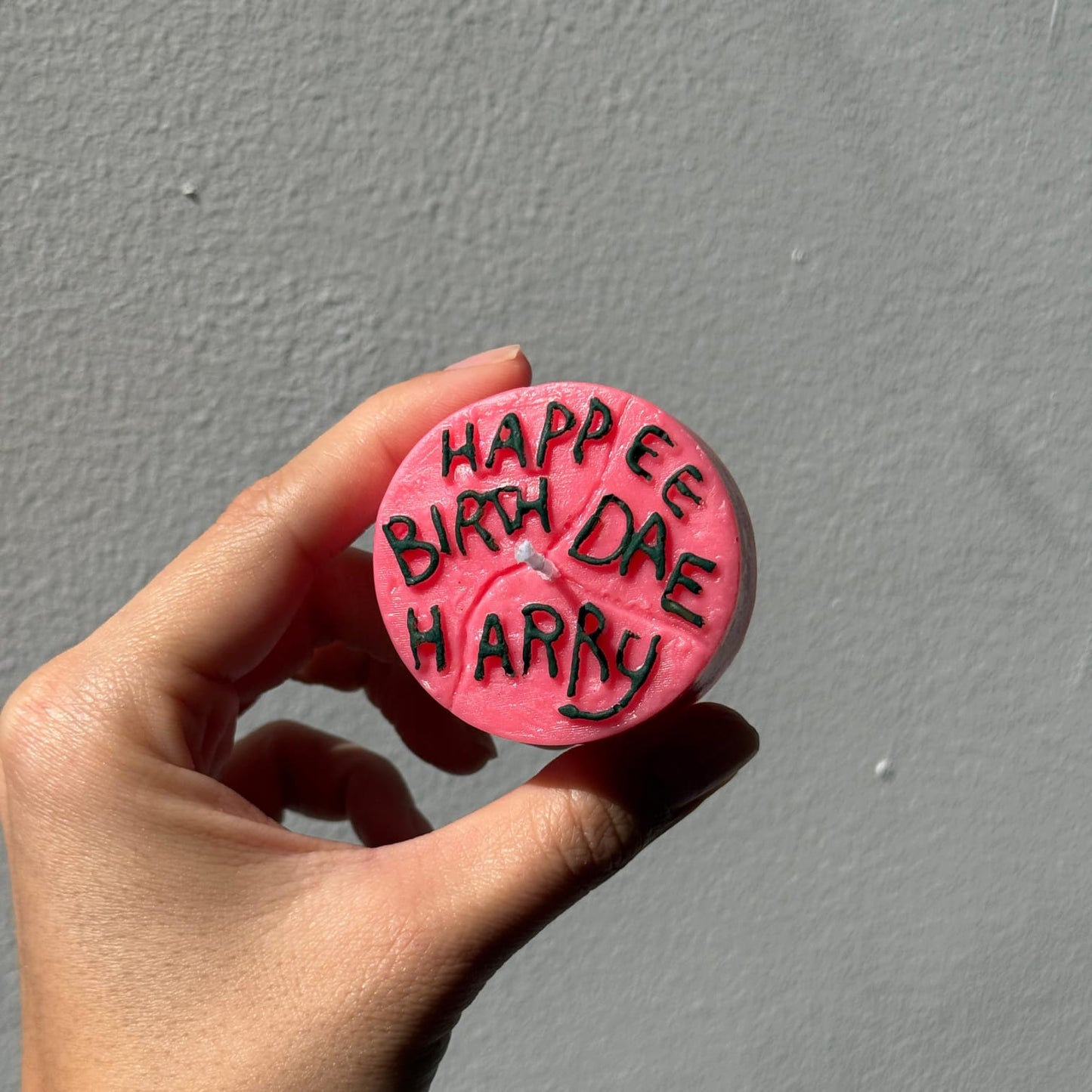 VELA PASTEL HARRY POTTER