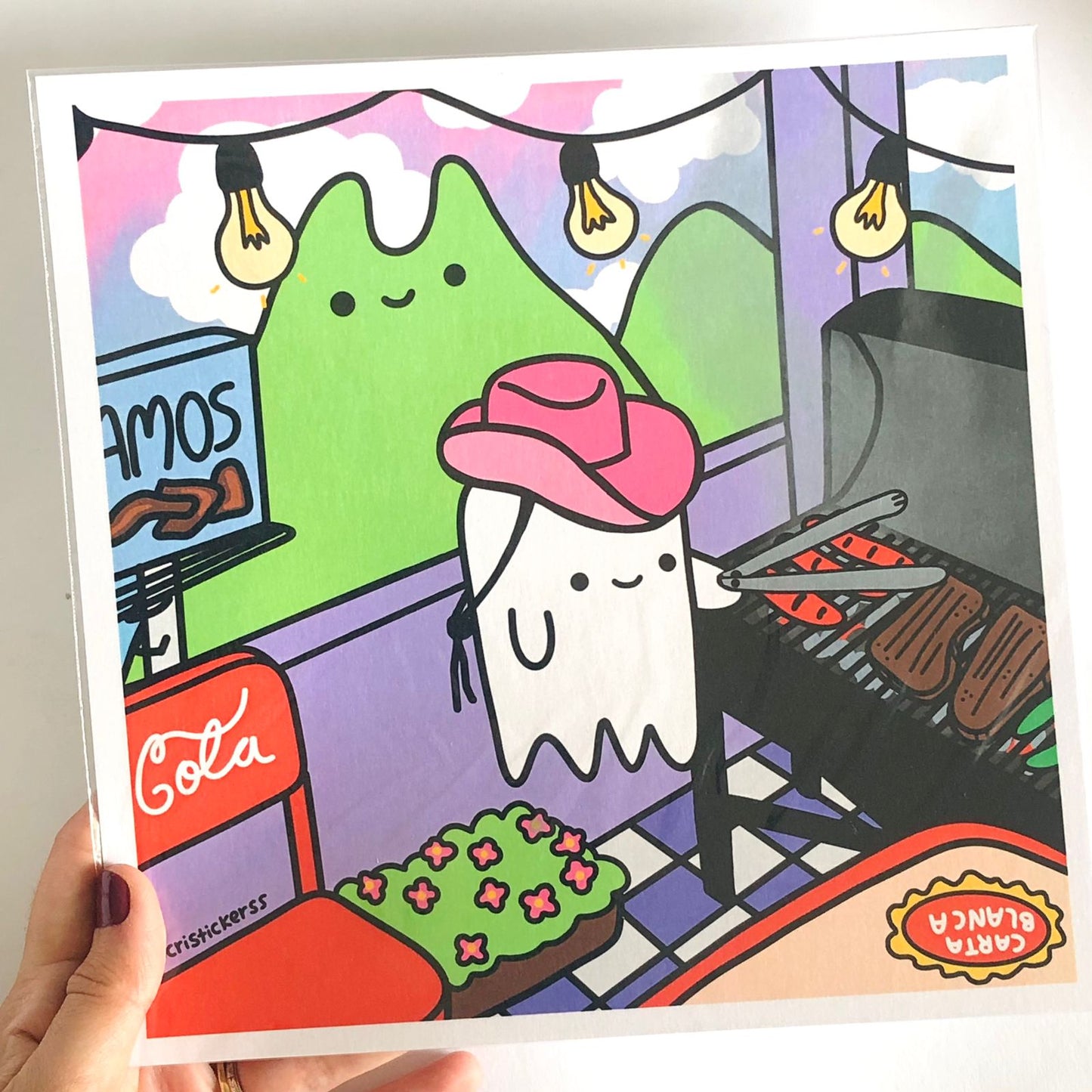 CRISTICKERS PRINTS MEDIANOS