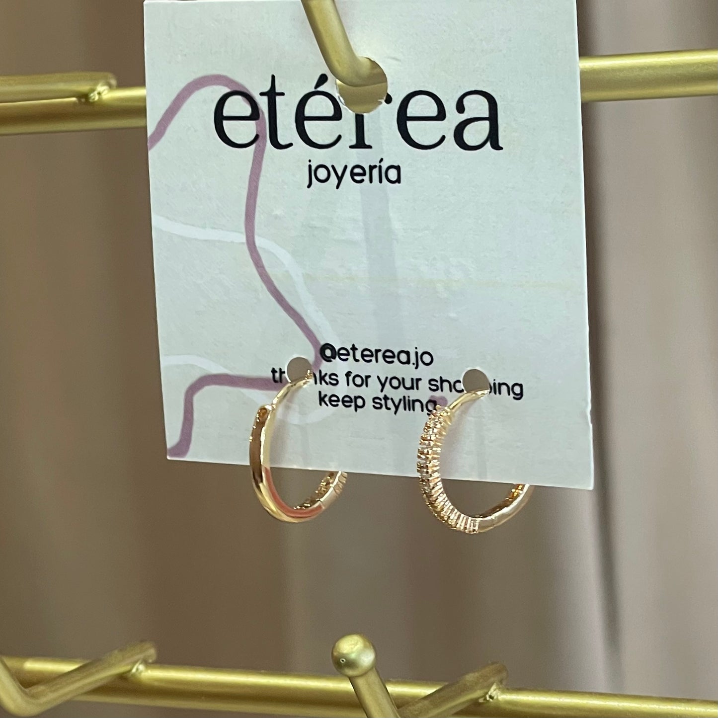 ARETES AROS MEDIANOS