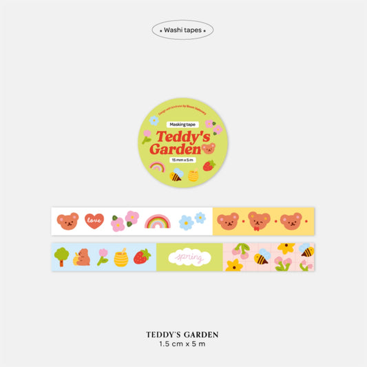 WASHI TAPE TEDDYS GARDEN