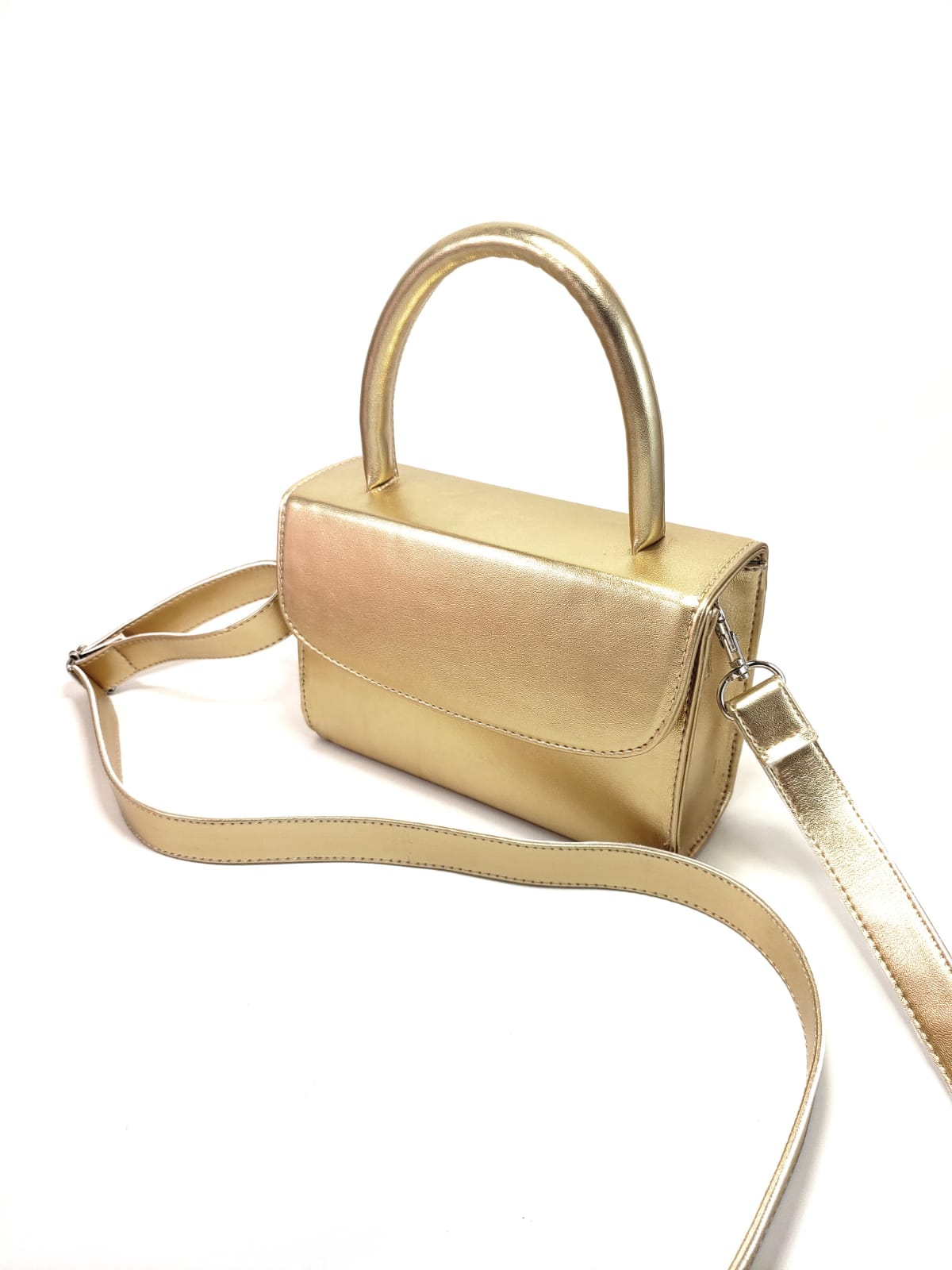 METALLIC GOLD EMILY BAG