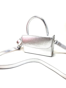 BOLSA EMILY PLATA METÁLICO