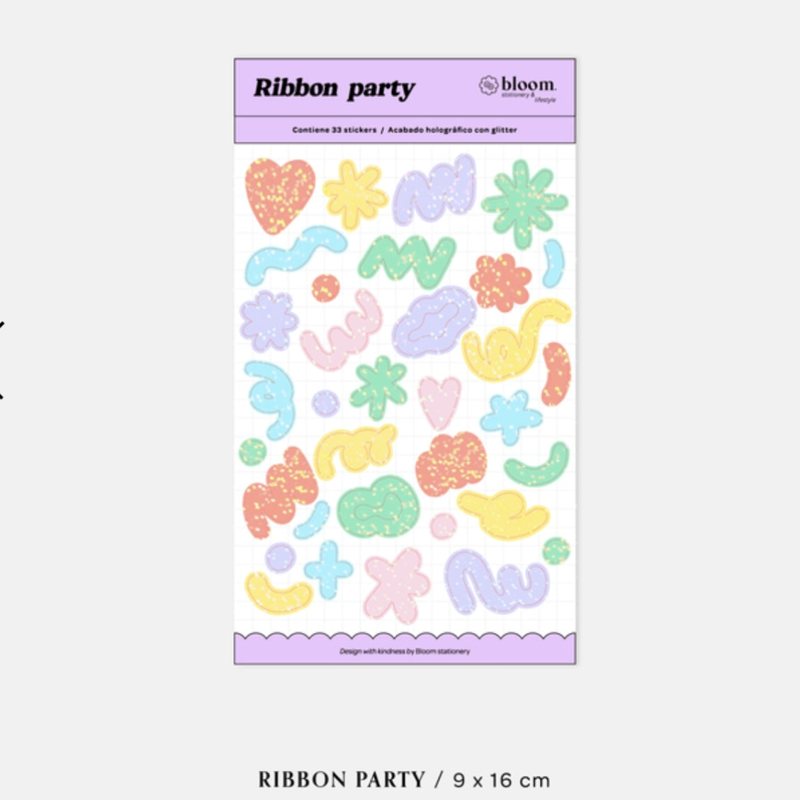 STICKERS RIBBON PARTY