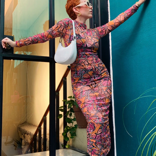 VESTIDO NINFA NARANJA