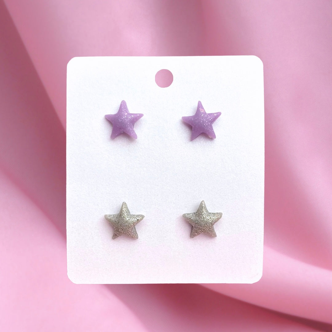 ARETES ESTRELLAS STUDS