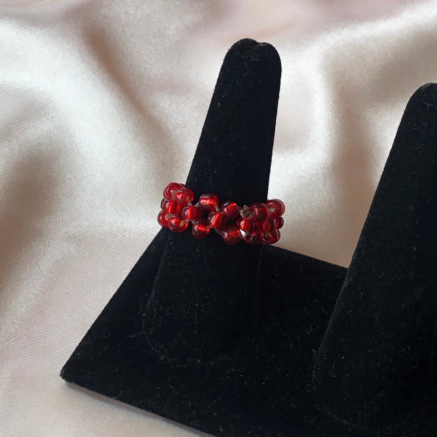 ANILLO CHAIN ROJO