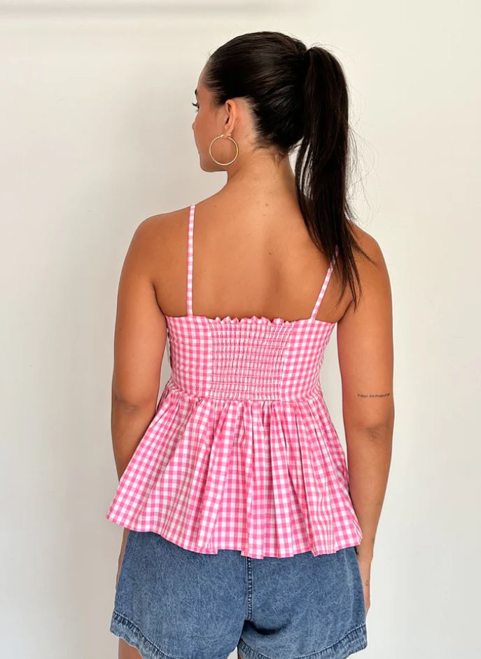 PINK PICNIC TOP