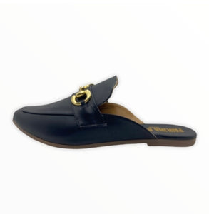MULES BROCHE NEGRO
