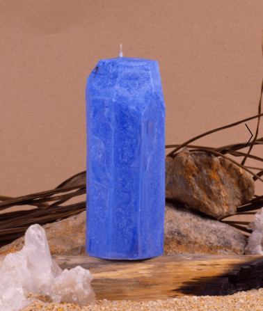 BLUE AGATE CANDLE