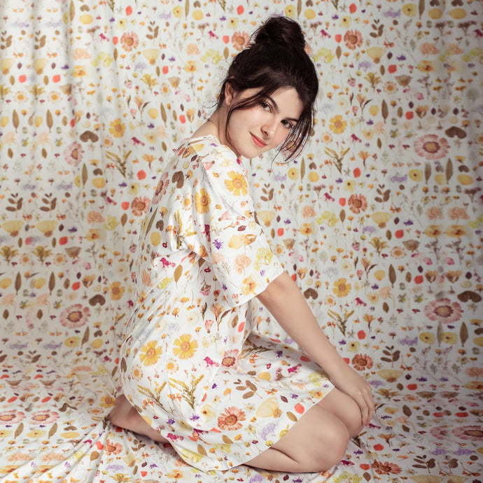 CAMISÓN + SHORT FLOWERS