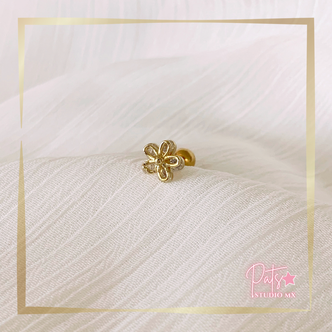 PIERCING FLOR GOLDIE