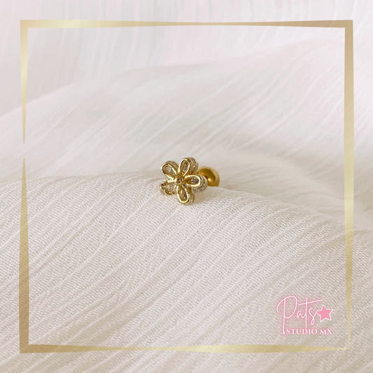 PIERCING FLOR GOLDIE