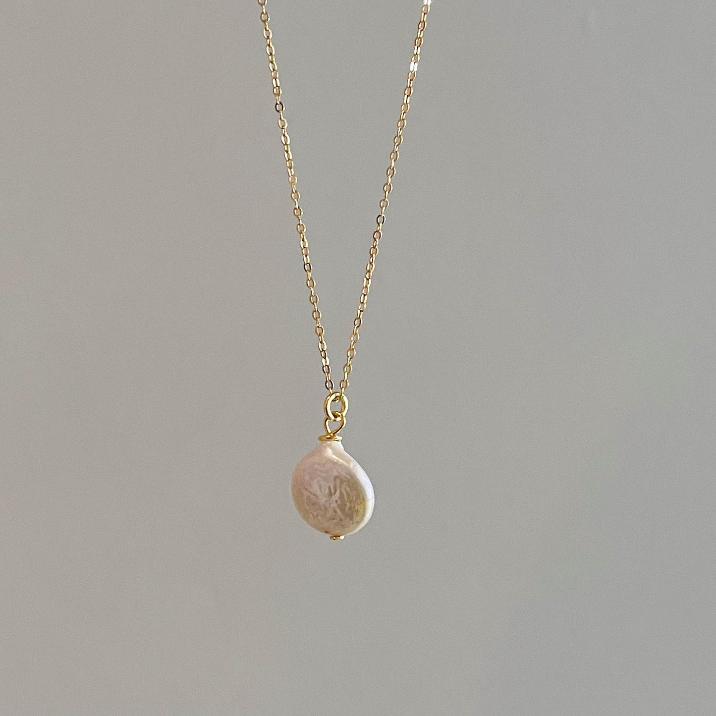 PEARL COIN NECKLACE